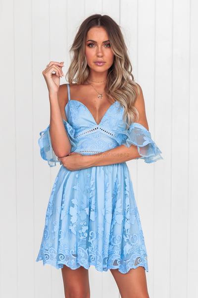 Modré šaty
