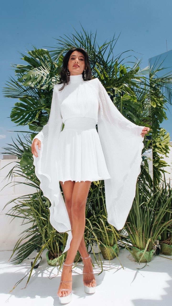 Luxusní bílé šaty 